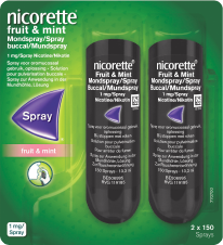 Freshmint spray NICORETTE® en emballage duo