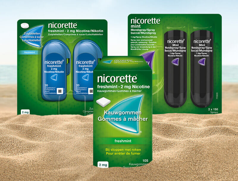 NICORETTE®: Produits pour les vacances